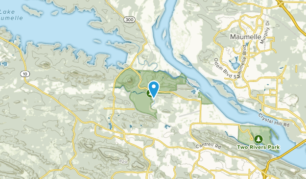 Natural Steps, Arkansas Map