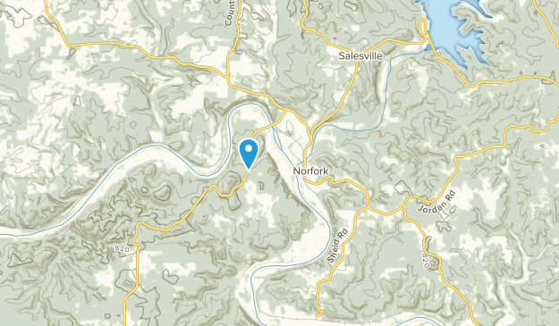 Norfork, Arkansas Map