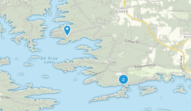 Oak Bower, Arkansas Map