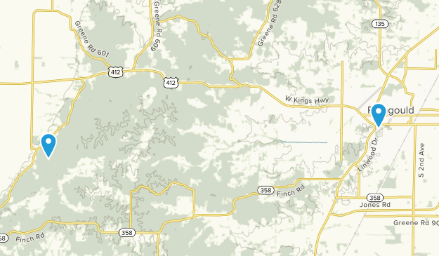 Paragould, Arkansas Map