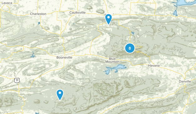 Paris, Arkansas Map