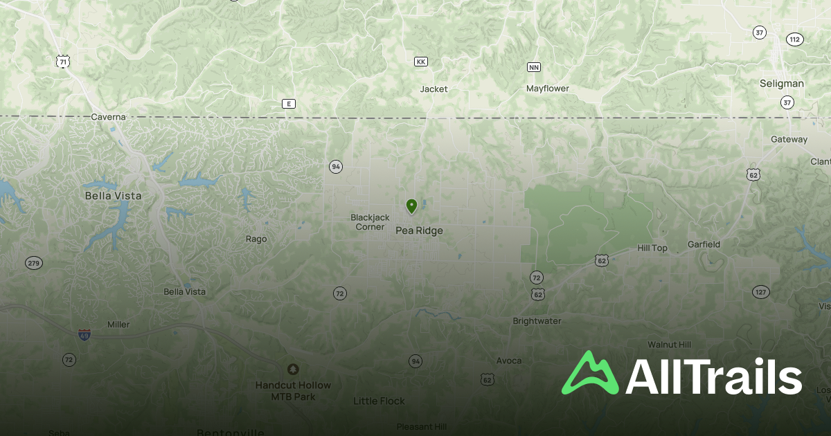 Pea Ridge Weather Map Best hikes and trails in Pea Ridge | AllTrails
