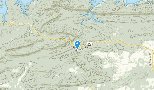 Peak, Arkansas Map