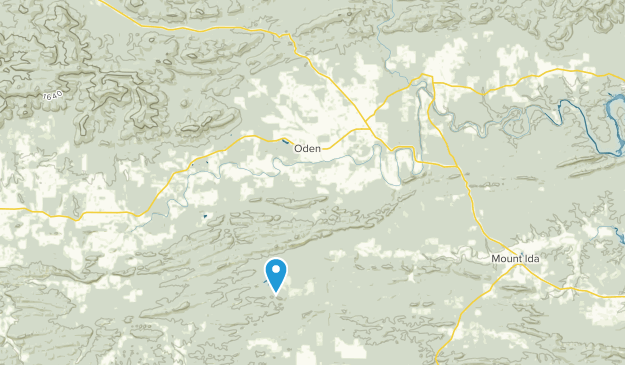 Pencil Bluff, Arkansas Map