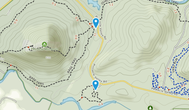 Pinnacle, Arkansas Map
