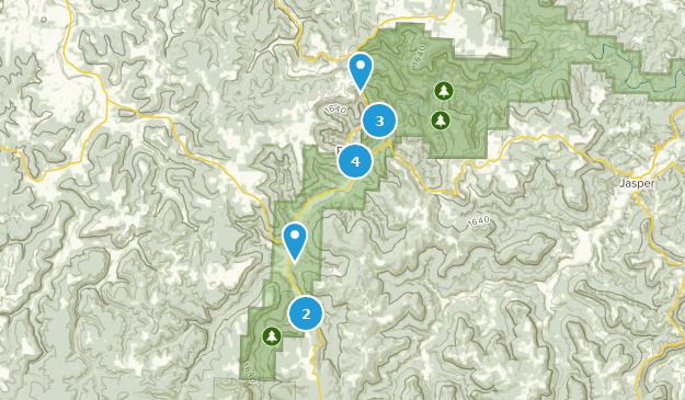 Ponca, Arkansas Map