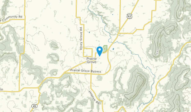 Prairie Grove, Arkansas Map