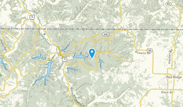 Rago, Arkansas Map