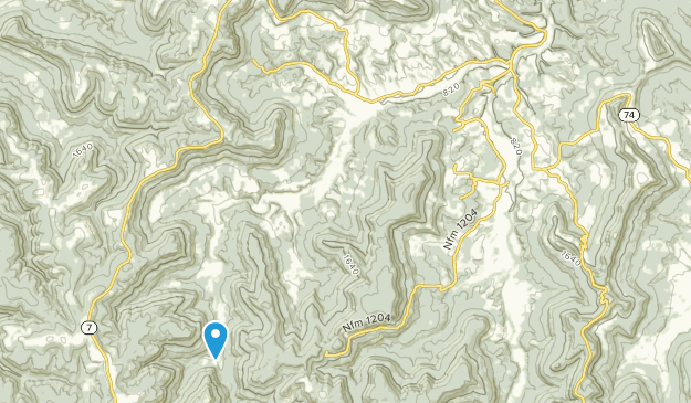 Vendor, Arkansas Map