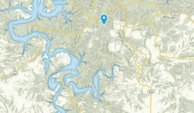 War Eagle, Arkansas Map