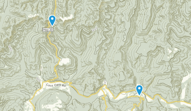 West Cobb, Arkansas Map