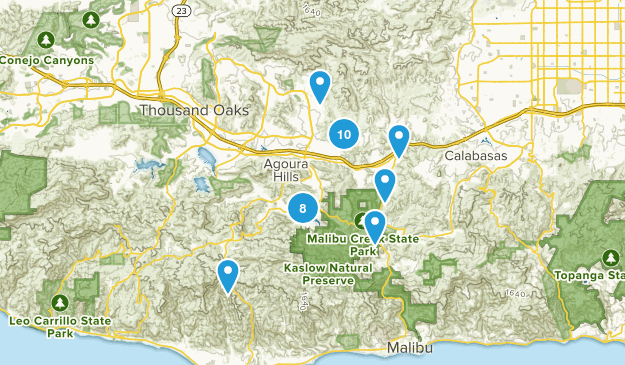 Agoura Hills, California Map