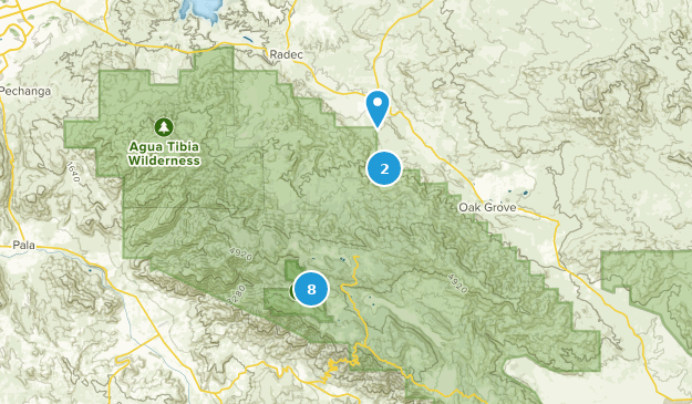 Aguanga, California Map