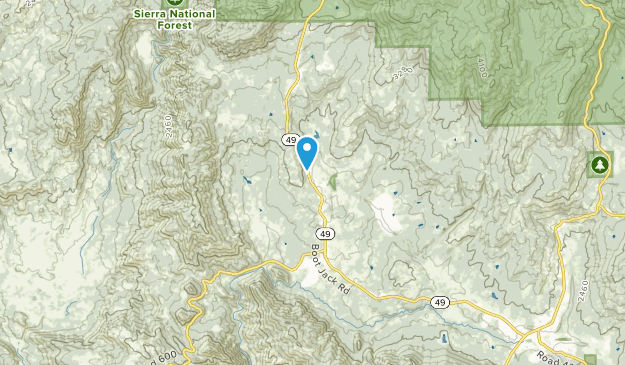 Ahwahnee, California Map