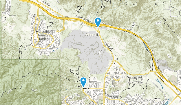 Alberhill, California Map