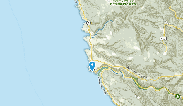 Albion, Californie Map