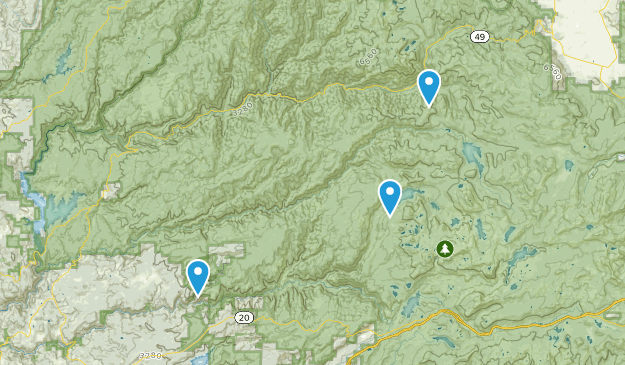 Alleghany, California Map