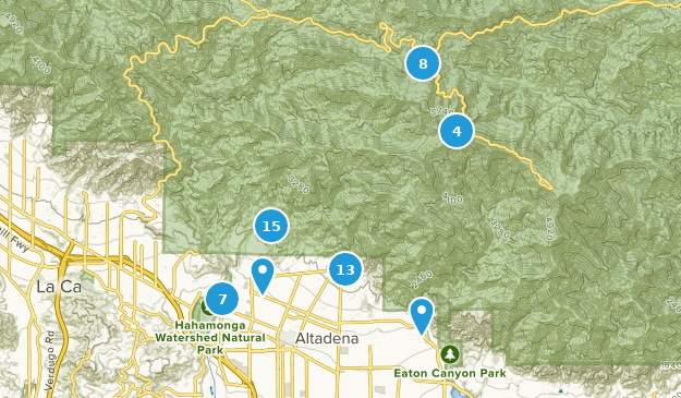 Altadena, Californie Map