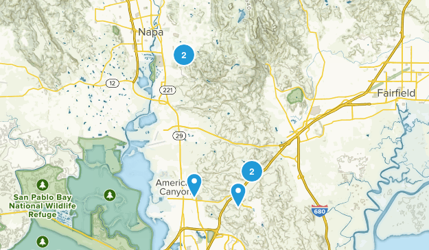 American Canyon, California Map