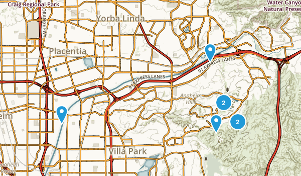 Anaheim, California Map
