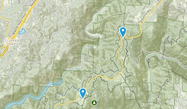 Applegate, California Map
