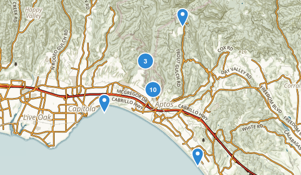 Aptos, California Map
