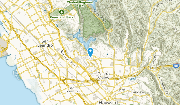 Ashland, California Map