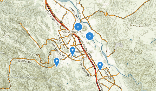 Atascadero, California Map