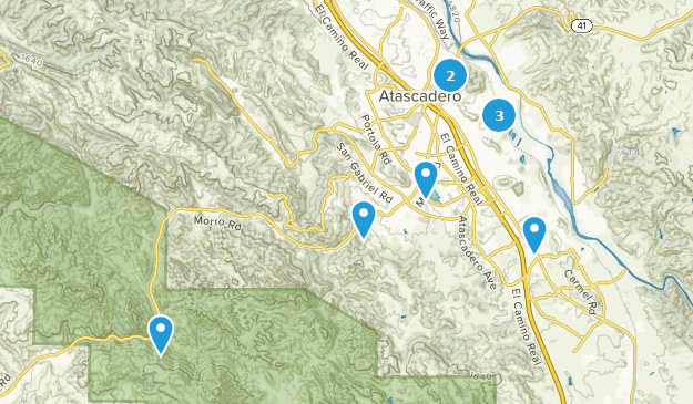 Atascadero, California Map