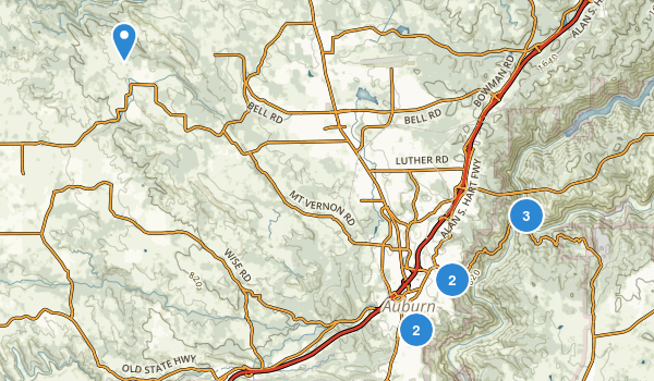 Auburn, California Map