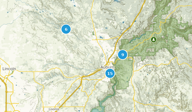 Auburn, California Map