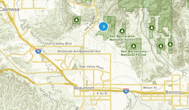 Beaumont, California Map