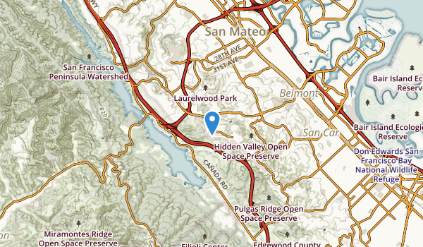 Belmont, California Map