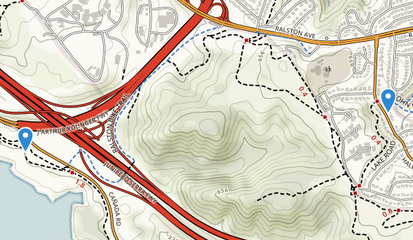Belmont, California Map