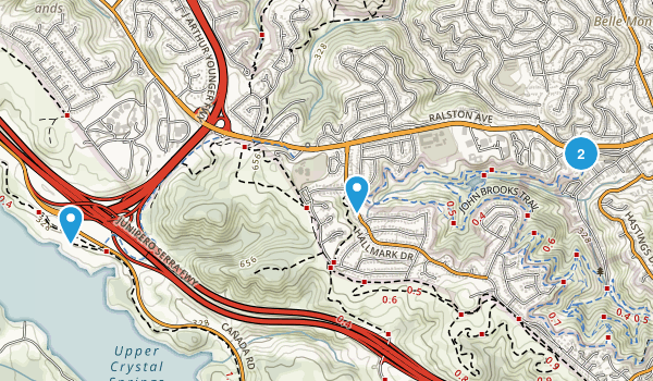 Belmont, California Map
