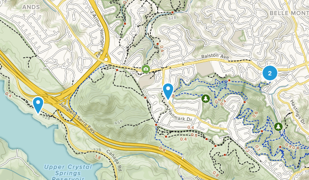 Belmont, California Map