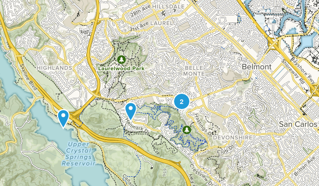 Belmont, California Map
