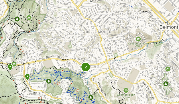 Belmont, California Map