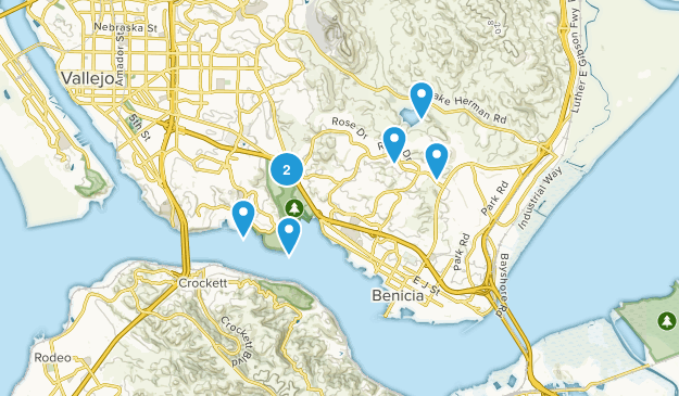 Benicia, California Map