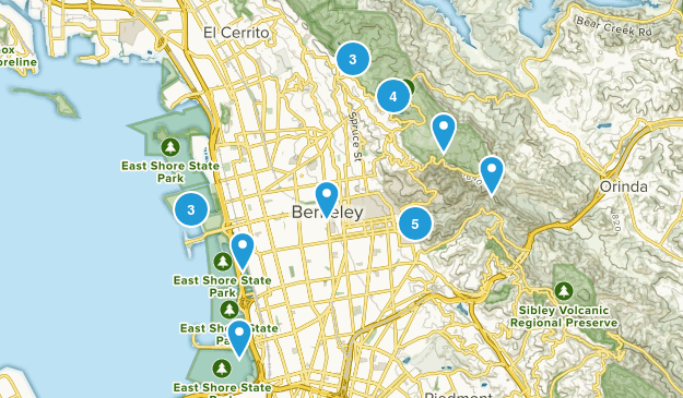 Berkeley, California Map