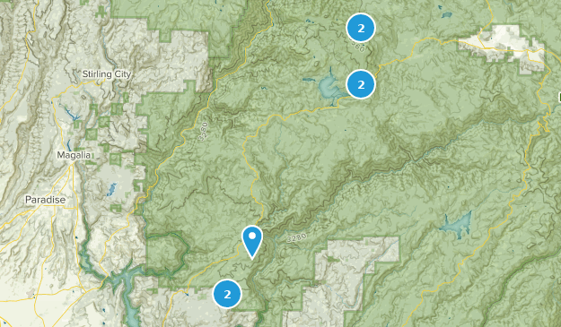 Berry Creek, Kalifornien Map