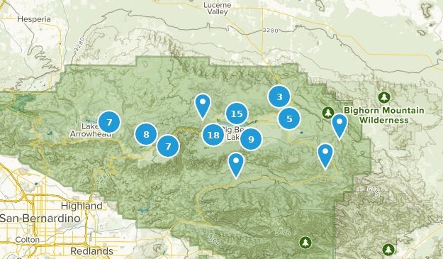 Big Bear City, Kalifornien Map