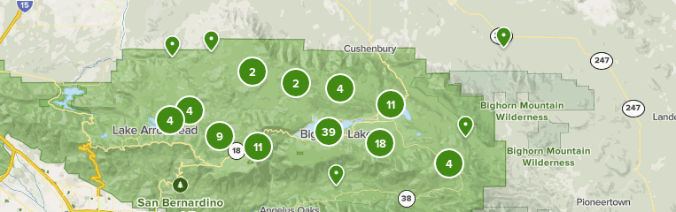 Big Bear Hiking Trails Map Best 10 Trails And Hikes In Big Bear City | Alltrails