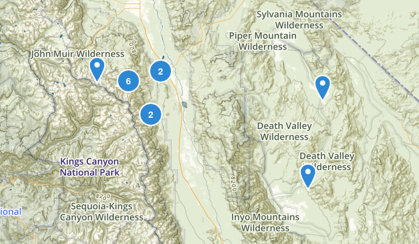 Big Pine, California Map