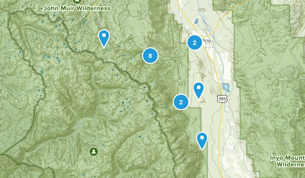 Big Pine, California Map