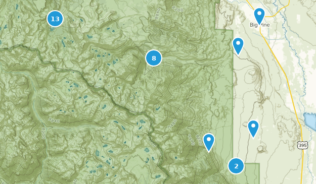 Big Pine, California Map