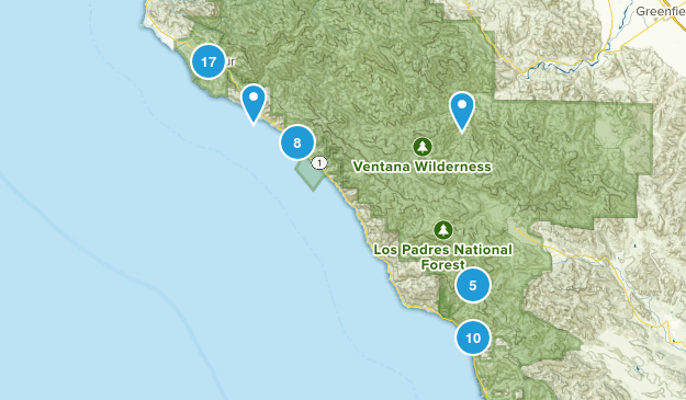 Big Sur, California Map