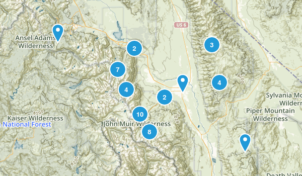 Bishop, California Map