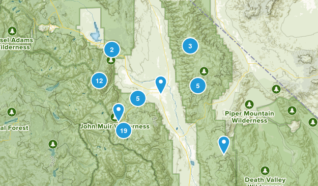 Bishop, California Map