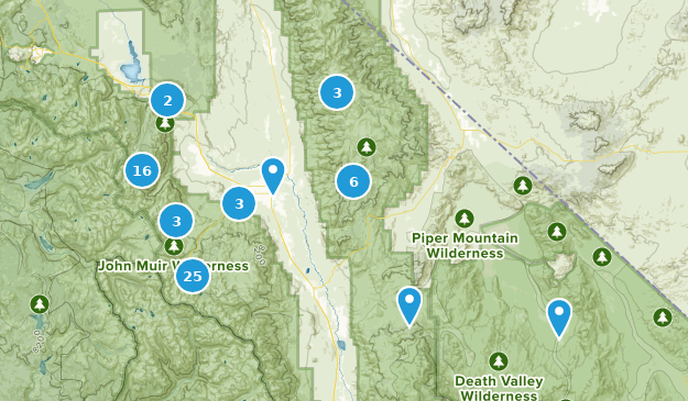 Bishop, California Map